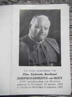 Doodsprentje Kardinaal Van Roey 1961, Enlèvement ou Envoi, Image pieuse