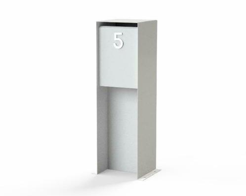 Brievenbus aluminium Flyn / in elke ral-kleur, Tuin en Terras, Brievenbussen, Nieuw, Staande brievenbus, Aluminium, Verzenden
