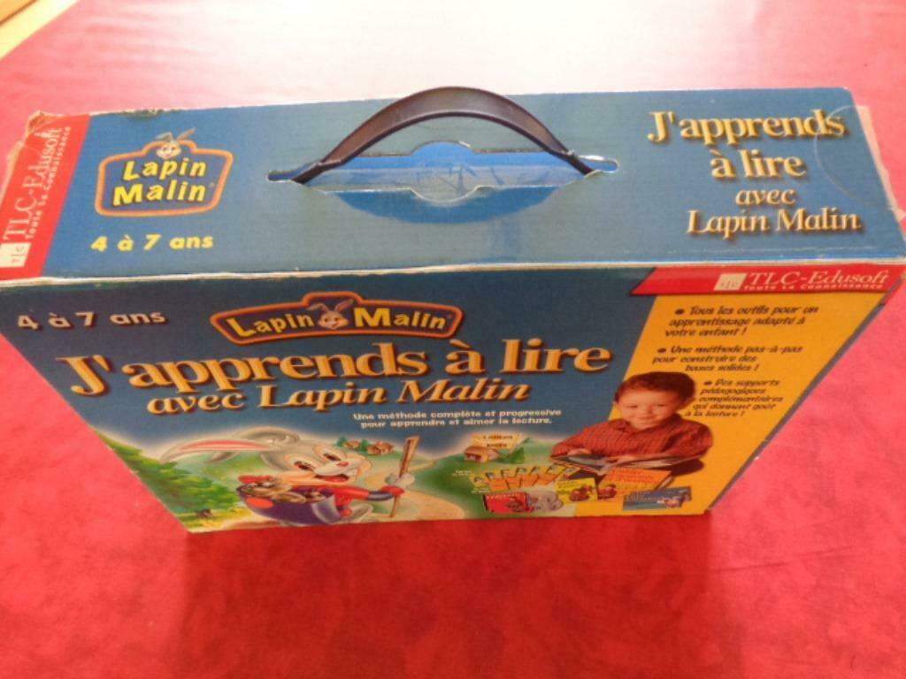 J'apprends à lire avec "LAPIN MALIN". Année 2000, Enfants & Bébés, Jouets | Autre, Enlèvement ou Envoi, Utilisé, Garçon ou Fille
