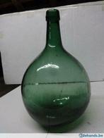 Bolvormige fles groen., Ophalen, Gebruikt