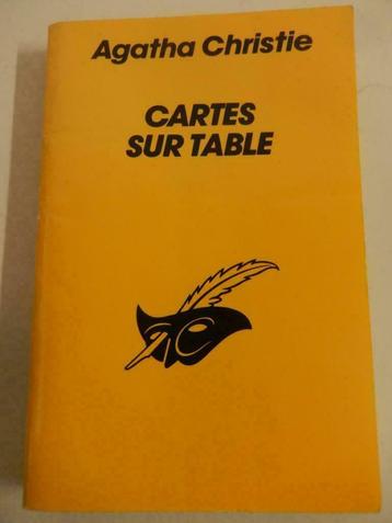 "CARTES SUR TABLE" AGATHA CHRISTIE, Boeken, Ophalen of Verzenden, Gelezen, AGATHA CHRISTIE