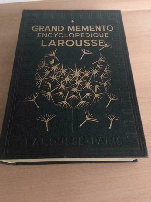 Grand Mémento Larousse 1936-37 2 volumes, Livres, BD, Comme neuf, Série complète ou Série, Enlèvement