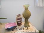 Lot de 3 vases et pot pour plante, Maison & Meubles, Accessoires pour la Maison | Vases, Comme neuf, Vert, Autres matériaux, Moins de 50 cm