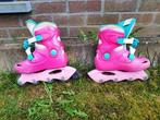 Roze in-line inline skeelers skates maat 31 zonder veters, Gebruikt, Ophalen of Verzenden