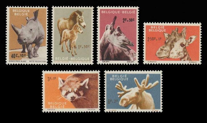 België 1182/1187 **, Collections, Collections Autre, Neuf, Envoi