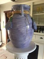 Très beau vase PROVENÇALE (bleu/mauve) 30 CM /20 CM, Bleu, Autres matériaux, Moins de 50 cm, Enlèvement ou Envoi