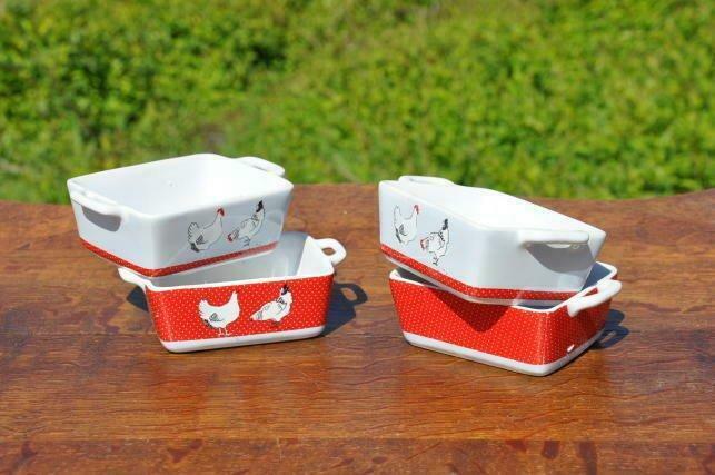 4 ramequins neuf four et micro onde, Maison & Meubles, Cuisine | Vaisselle, Neuf, Balance ou Balances, Enlèvement ou Envoi