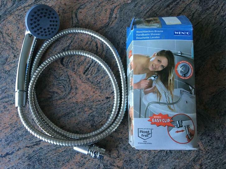 Handdouche met snelkoppeling van Wenko, Doe-het-zelf en Bouw, Sanitair, Nieuw, Wastafel, Ophalen of Verzenden