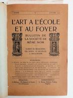 [Art] L'Art à l'École et au Foyer Volume 1909 et 1910, Enlèvement ou Envoi