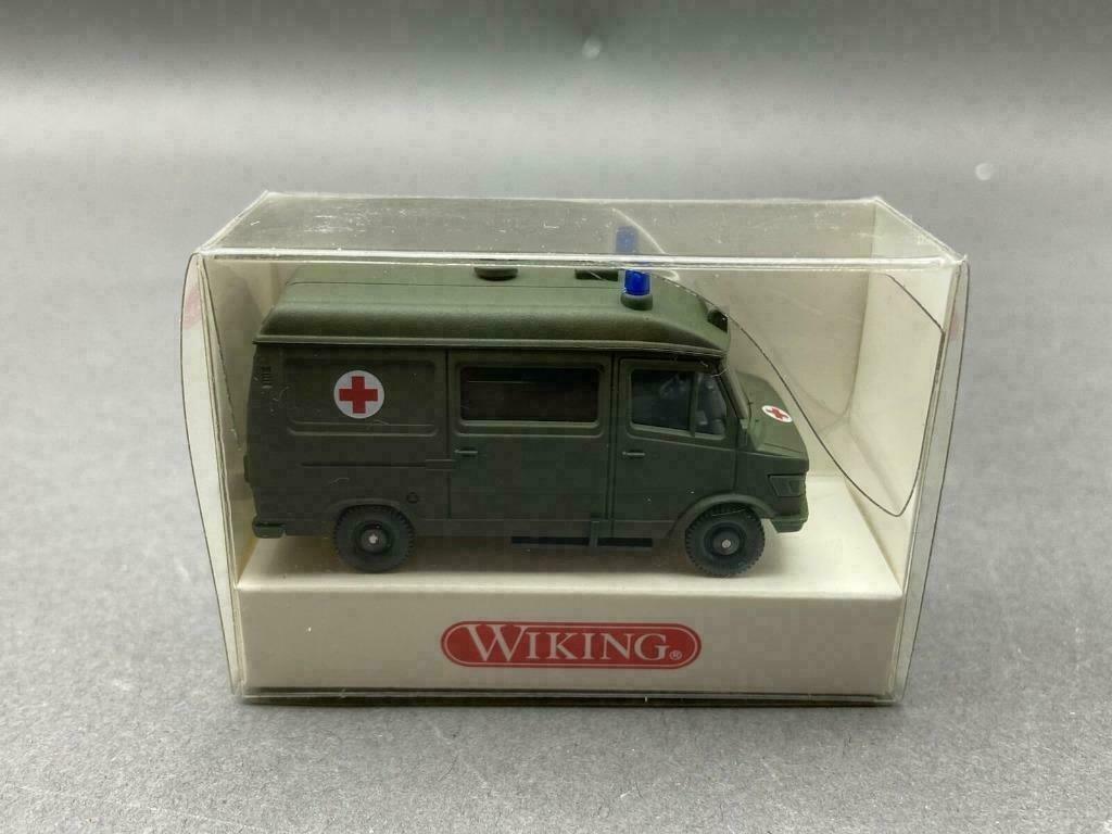 MERCEDES 406 Ambulance Militaire 1/87 HO WIKING Neuve+Boite, Enlèvement ou Envoi, Neuf, Bus ou Camion, Wiking