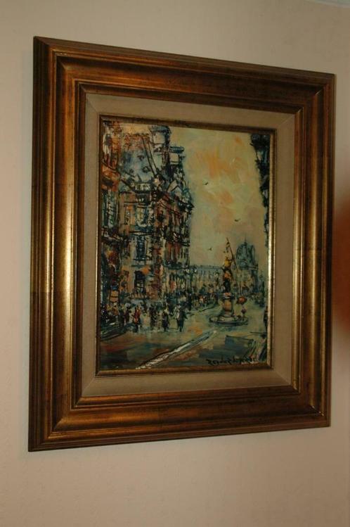 REGNIER DE HERDE - OLIE OP PANEEL (1914 - 2004), Antiquités & Art, Art | Peinture | Classique, Enlèvement