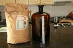 zeer grote oude bruine apothekersfles ( +/- 12 liter!), Ophalen of Verzenden