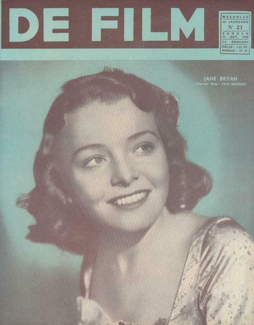 De Film (weekblad, jaargang 12, n° 21, 1938, Patria), Livres, Journaux & Revues, Enlèvement ou Envoi