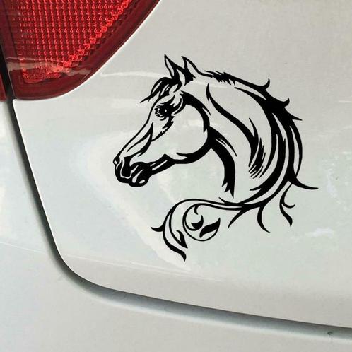 Nature_Horse_Car_Sticker, Auto diversen, Autostickers, Ophalen of Verzenden