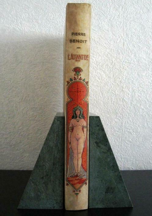 L'Atlantide 1922 Benoit 443/592 Unieke band Lobel-Riche ill., Antiquités & Art, Antiquités | Livres & Manuscrits, Enlèvement ou Envoi