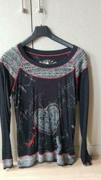 longsleeve"s desigual  XL, Vêtements | Femmes, Blouses & Tuniques, Comme neuf, Noir, Taille 46/48 (XL) ou plus grande, Enlèvement ou Envoi