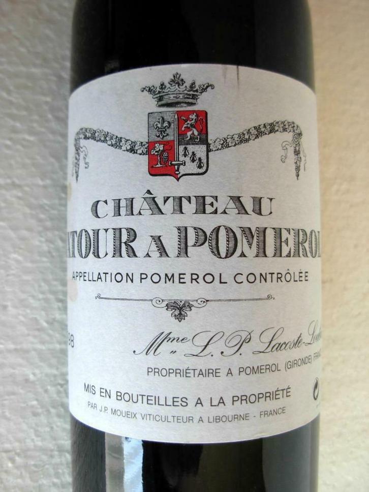 CHÂTEAU LATOUR in POMEROL 1998 - POMEROL, Verzamelen, Wijnen, Nieuw, Rode wijn, Frankrijk, Vol, Ophalen of Verzenden