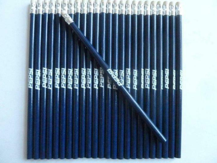 Potlood Pepsi, met gom, 25 stuks, vintage, Verzamelen, Merken en Reclamevoorwerpen, Nieuw, Gebruiksvoorwerp, Ophalen