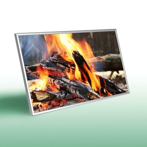 Infrarood verwarming paneel schilderij haard vuur canvas, Huis en Inrichting, Woonaccessoires | Schilderijen, Tekeningen en Foto's