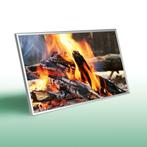 Infrarood verwarming paneel schilderij haard vuur canvas, 50 tot 75 cm, Verzenden, Nieuw, Schilderij