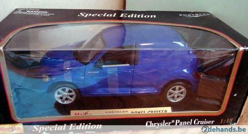 1:18 Maisto Chrysler Panelcruiser Van blauw, Hobby en Vrije tijd, Modelbouw | Auto's en Voertuigen, Zo goed als nieuw, Auto, Ophalen of Verzenden