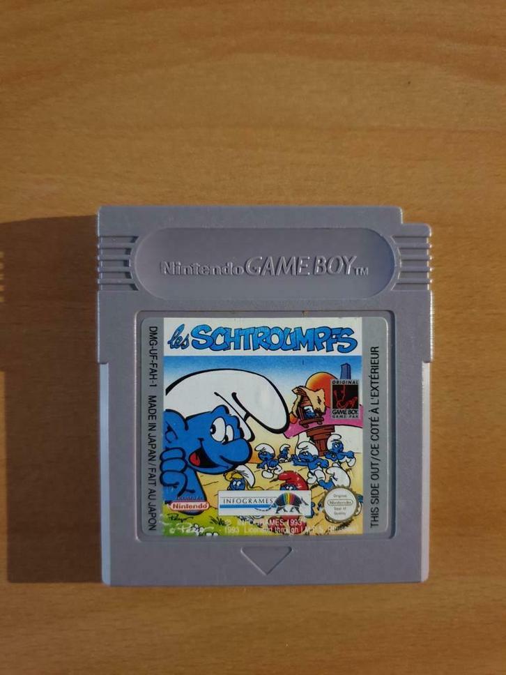 The Smurfs / Les Schtroumpfs PAL GameBoy, Consoles de jeu & Jeux vidéo, Jeux | Nintendo Game Boy, Utilisé, 1 joueur, À partir de 3 ans