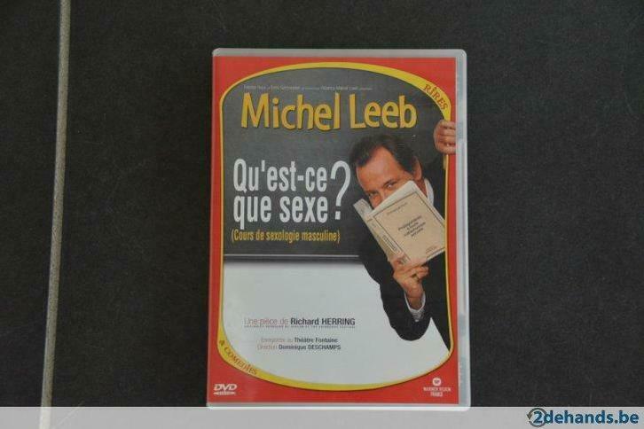 DVD Michel Leeb: Qu'est-ce que sexe?, Cd's en Dvd's, Dvd's | Komedie, Zo goed als nieuw, Actiekomedie, Vanaf 12 jaar, Ophalen of Verzenden