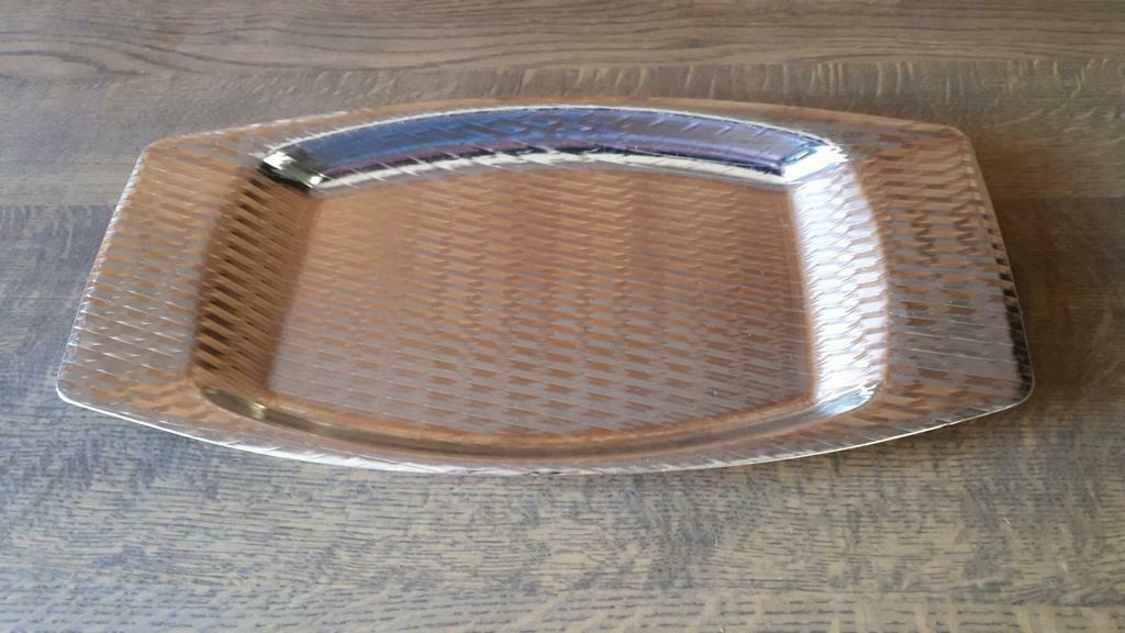 Inox schaaltje 32 cm x 16.5 cm, Overige materialen, Gebruikt, Schaal, Ophalen of Verzenden