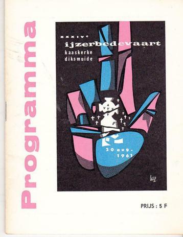 Programmaboekje IJZERBEDEVAART 1961., Enlèvement ou Envoi, 1960 à 1980, Journal ou Magazine