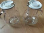 2 nieuwe glazen kannen met reservoir voor ijs, Ophalen of Verzenden, IJs