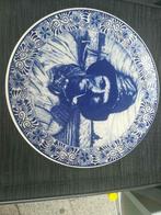 3 porseleinen borden Delfts blauw, Ophalen, Zo goed als nieuw