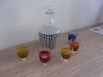 vintage likeur set, Ophalen of Verzenden, Zo goed als nieuw, Glas, Glas of Glazen