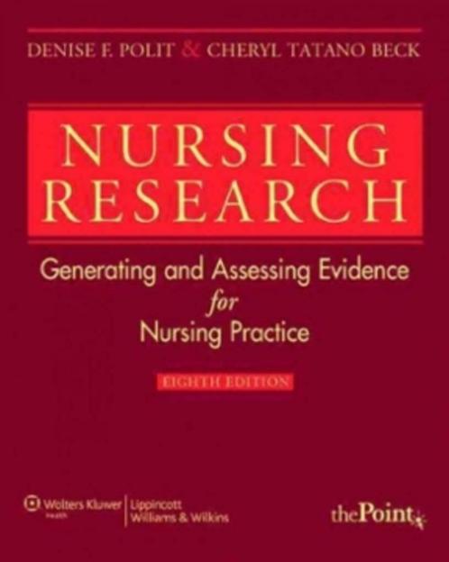 Nursing Research Generating And Assessing Evidence For Nurs, Boeken, Wetenschap, Zo goed als nieuw, Overige wetenschappen, Ophalen of Verzenden