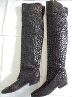 Bottes cuissardes femme GIAMPAOLO SALMASO cuir noir pointure, Noir, Enlèvement, Neuf, Bottes hautes