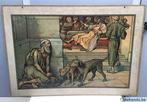 Oude schoolplaat 1913 Mosella Verlag van Philipp Schumacher, Antiek en Kunst, Ophalen of Verzenden