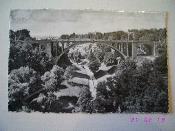 Postkaart : Luxemburg : Pont Adolphe, Envoi, Utilisé, Étranger, Photo