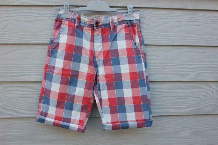Bermuda à carreaux Zara Boys (taille 152), Kinderen en Baby's, Kinderkleding | Maat 152, Gebruikt, Jongen, Broek, Ophalen of Verzenden
