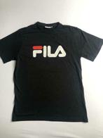 Zwarte T-shirt korte mouw van Fila, Kleding | Heren, Maat 46 (S) of kleiner, Ophalen of Verzenden, Zo goed als nieuw, Zwart
