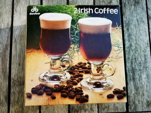 Durobor kwaliteits Irish coffee glazen nieuw in de doos 2 st, Verzamelen, Glas en Drinkglazen, Nieuw, Borrel- of Shotglas, Ophalen of Verzenden