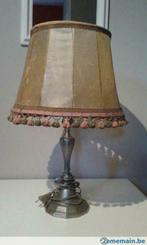 a vendre lampe de table en etain, Enlèvement, Utilisé