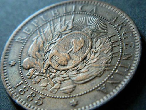Argentina 1883 - 1885, Timbres & Monnaies, Monnaies | Amérique, Monnaie en vrac, Amérique du Sud, Envoi