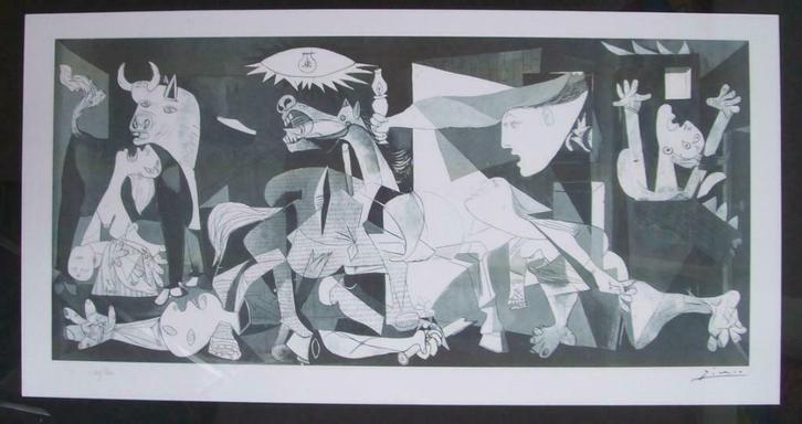 "Guernica" - Pablo Picasso, Antiek en Kunst, Kunst | Litho's en Zeefdrukken, Ophalen of Verzenden