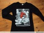 Shirt zwart Angry birds maat 158, Jongen, Ophalen of Verzenden, Zo goed als nieuw, Shirt of Longsleeve