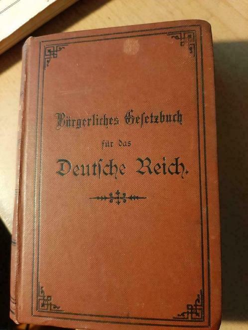 Bürgerliches Gesetzbuch für das Deutsche Reich - Vierte Ausg, Antiek en Kunst, Antiek | Boeken en Manuscripten, Ophalen of Verzenden