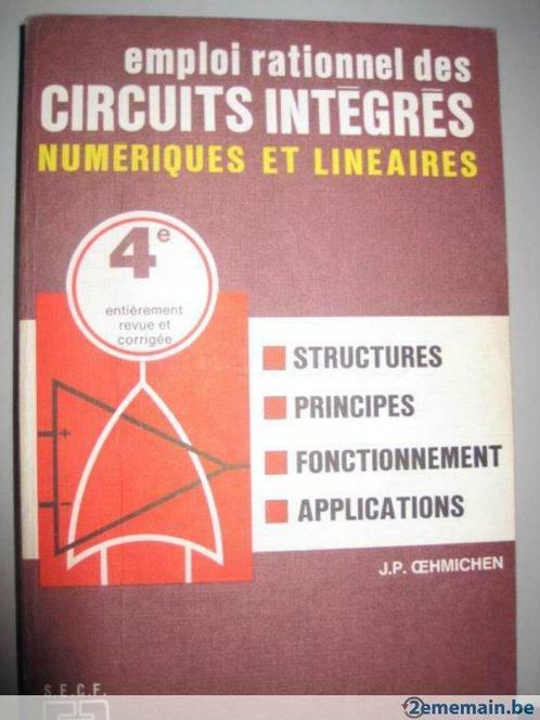 Circuits intégrés numériques et linéaires, Livres, Livres d'étude & Cours, Utilisé