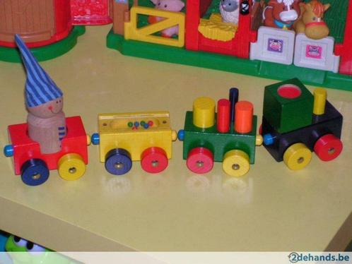 Trein van hout NIEUW, Kinderen en Baby's, Speelgoed | Houten speelgoed, Nieuw