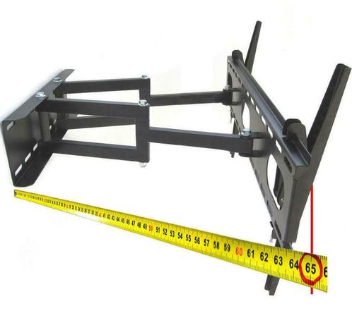 tv beugel met dubbele draaiarm tot 65cm uittrekbaar!!!, Audio, Tv en Foto, Televisiebeugels, Nieuw, Ophalen of Verzenden