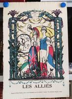 Les Alliès [c 1916] Robert Bonfils - 1 van 1000 exemplaren, Antiek en Kunst, Kunst | Litho's en Zeefdrukken, Ophalen of Verzenden