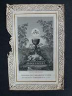 carte de prière première communion Juliette Ingebos 1902, Envoi, Image pieuse