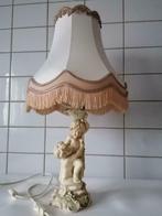 Belle grande lampe de table ancienne aux 2 anges / 1960-70, Antiquités & Art, Enlèvement